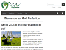 Tablet Screenshot of golf-perfection.com